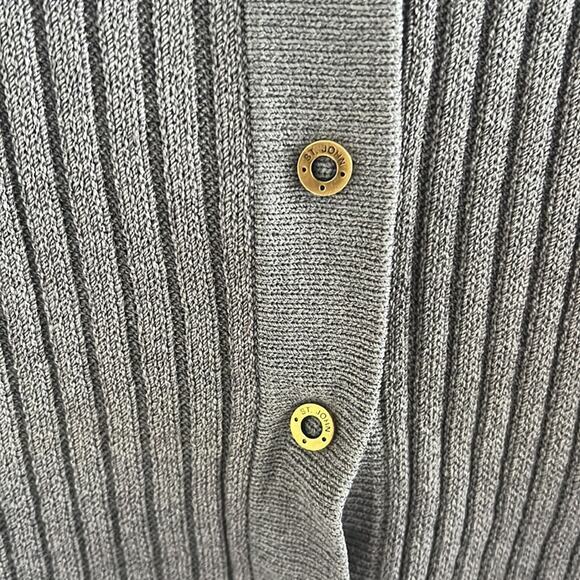 St. John Sport Ribbed Sweater Top Long Sleeve Santana Knit Small - Picture 4 of 7